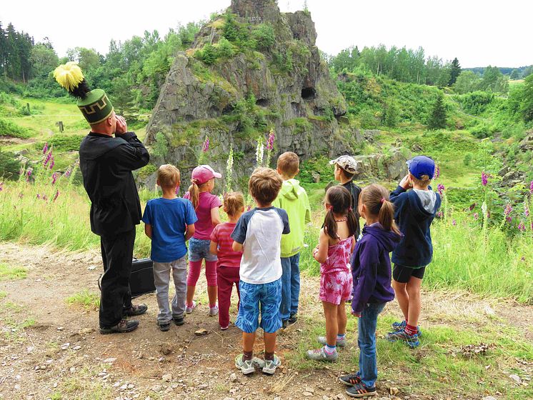 Führung für Kinder in der Binge Geyer