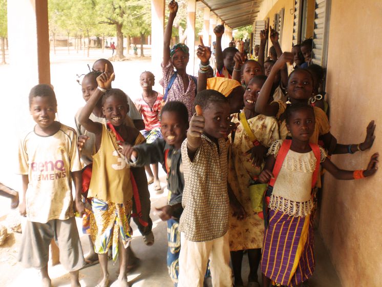 Förskolebarn i Mali