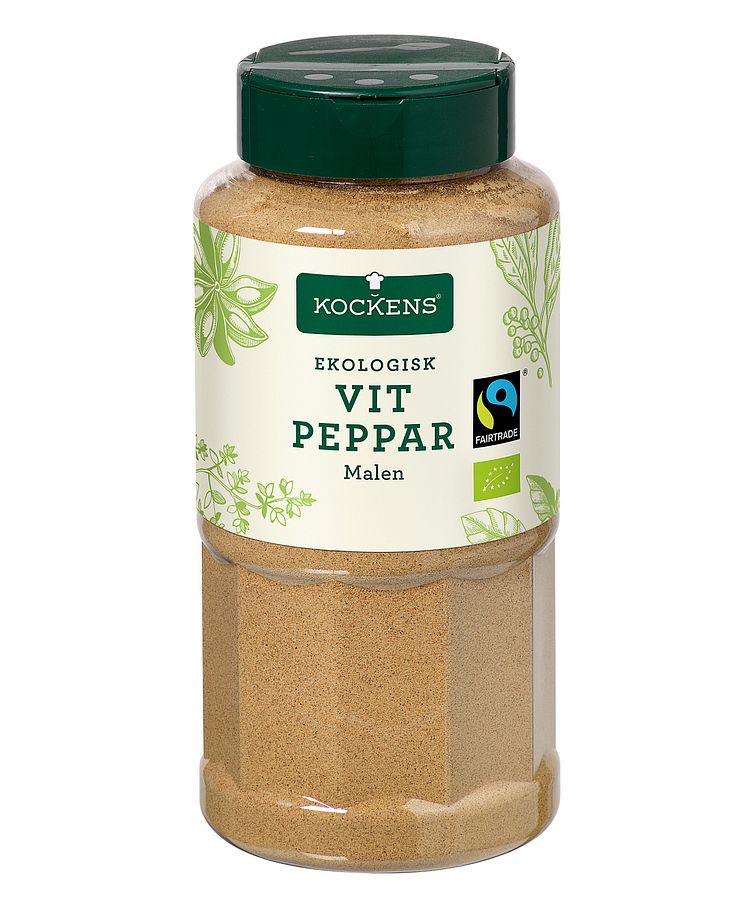 Vitpeppar malen eko Fairtrade