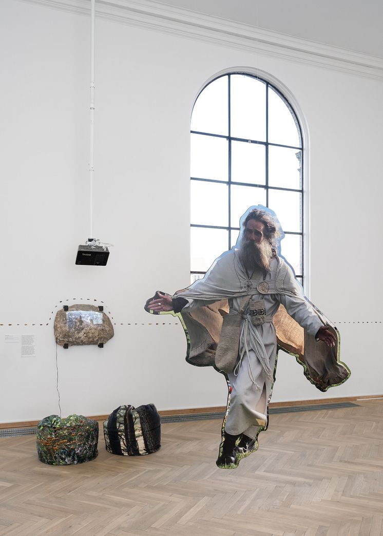 Jeremy Deller, Jill – Isle of Lewis 2012, 2014. Cutout Druid, 2019