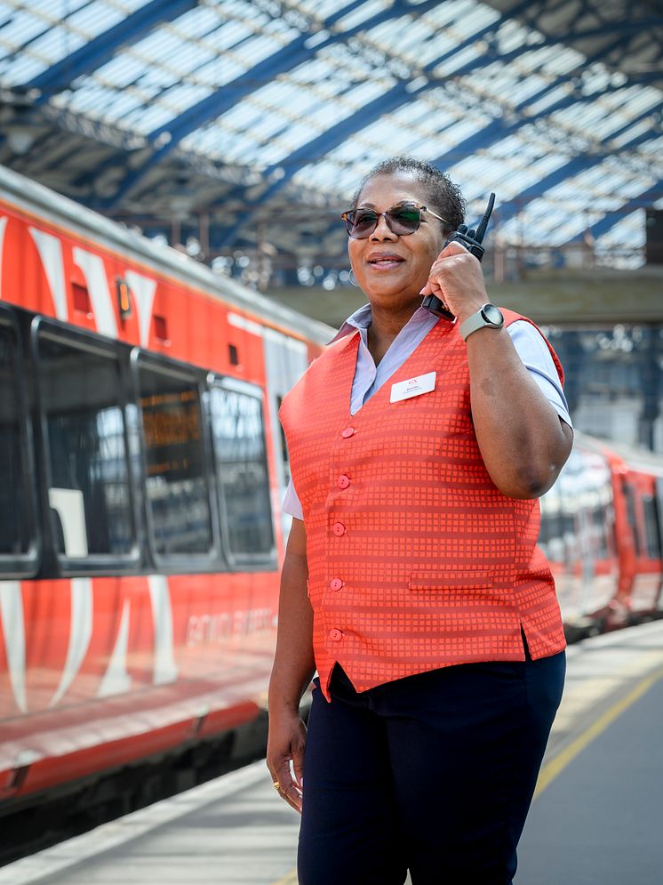 After nearly 30 years of service, Beverley Gordon is one of the longest-serving employees at Gatwick Express