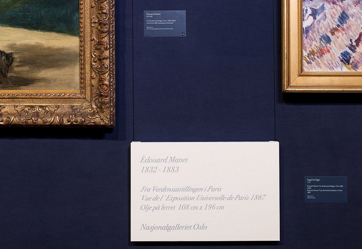 Dag Erik Elgin Édouard Manet, Fra Verdensutstillingen i Paris, Vue de l´Exposition Universelle de Paris, 1867, 2010.