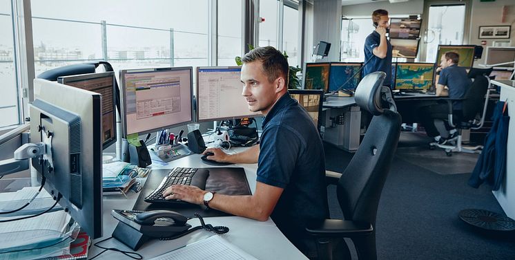 Port Control at the Port of Gothenburg.