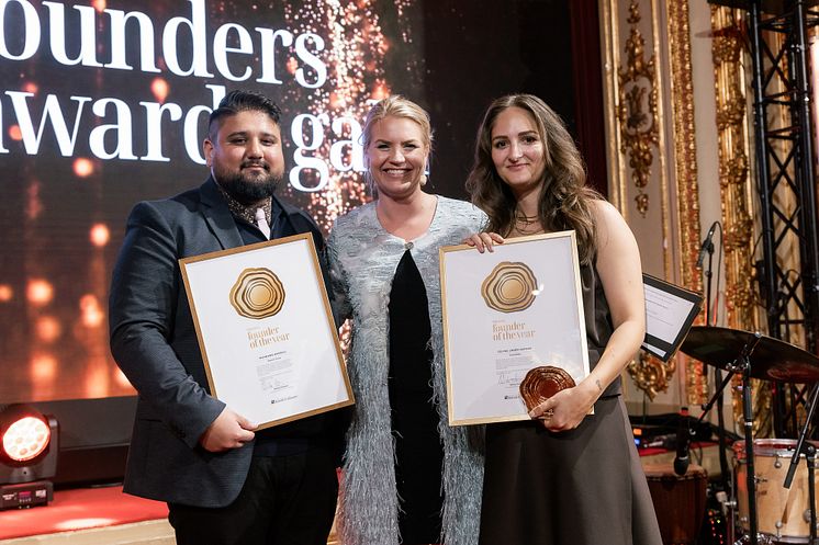 Founders Alliance, Young Founder of the Year Gold Maiwand Rasouli & Celina Lorén Saffar, STUCKIESjpg