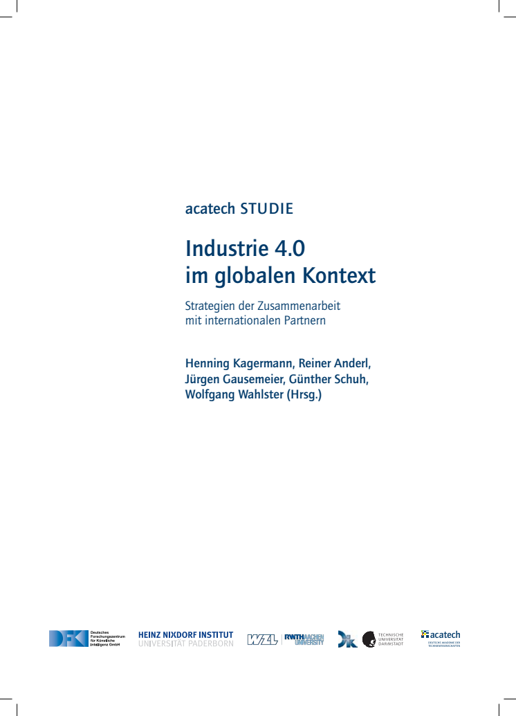 Studie Industrie 4.0 im globalen Kontext: Strategien der Zusammenarbeit mit internationalen Partnern