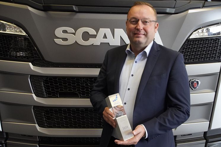 Scania gewinnt den Telematik Award 2020