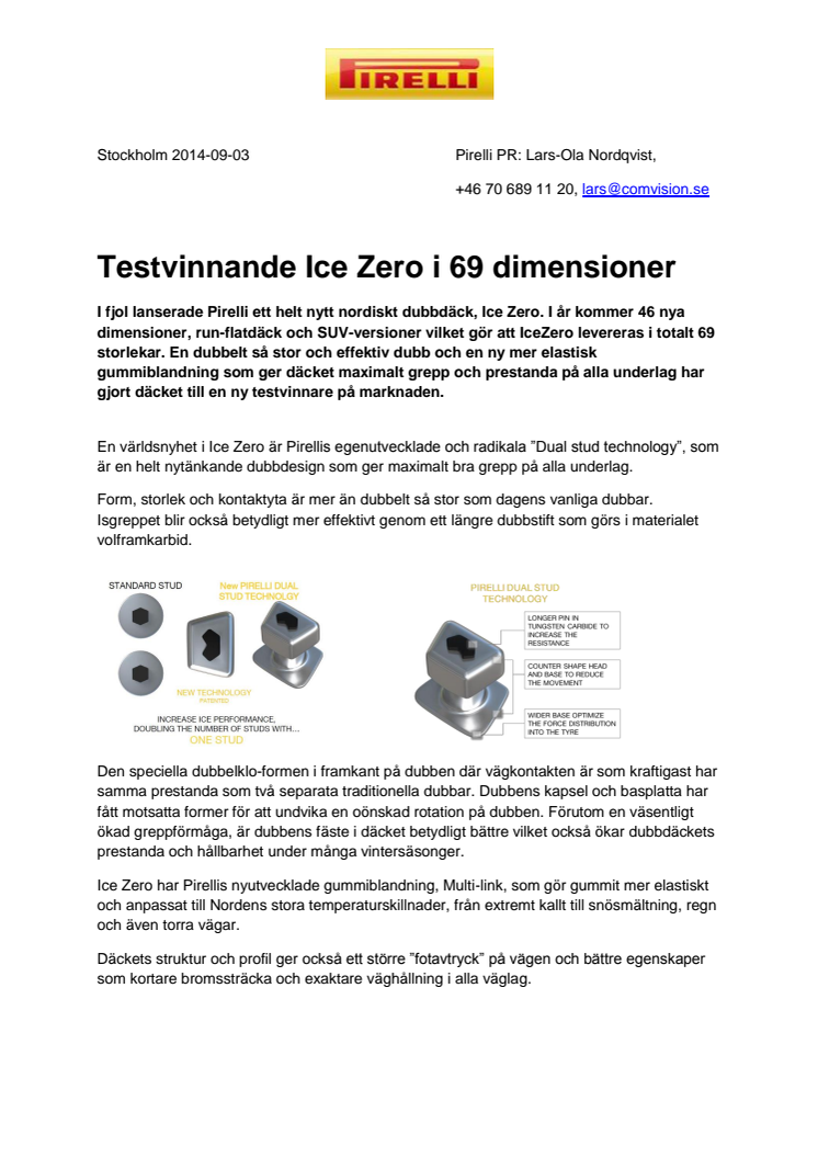 Testvinnande Ice Zero i 69 dimensioner