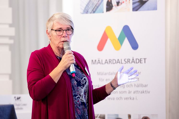 Monica Johansson (S) regionstyrelsens ordförande Region Sörmland och vice ordförande Mälardalsrådet