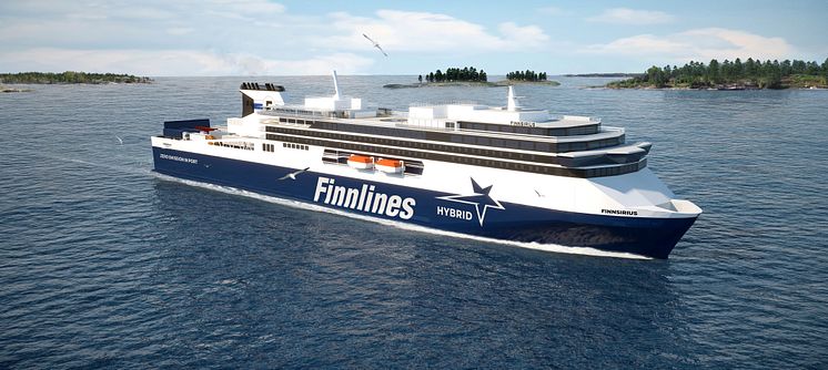 Dataanimation av M/S Finnsirius