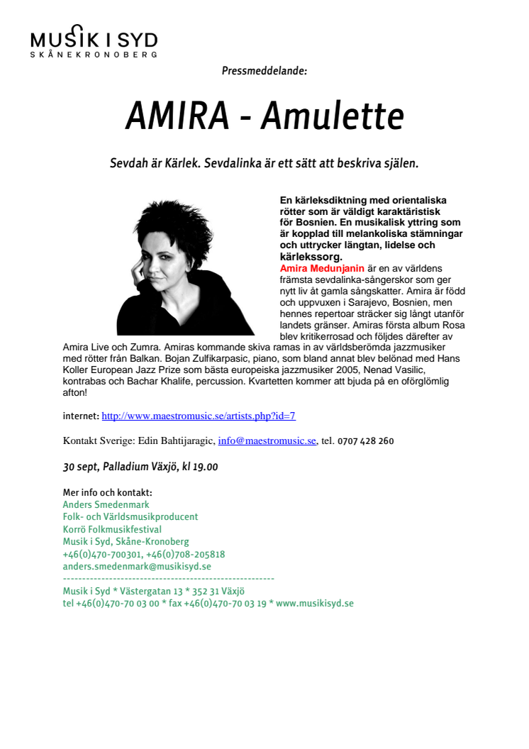 AMIRA - Amulette