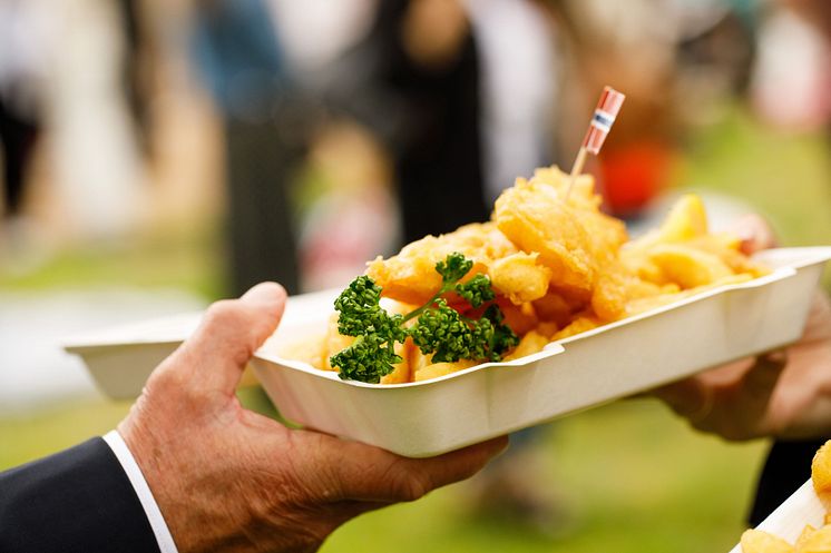 The iconic fish and chips