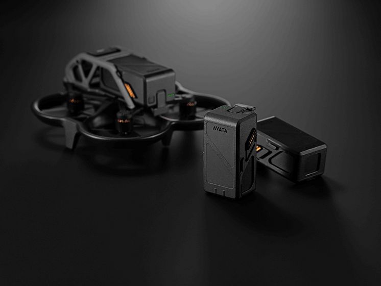 DJI Avata with Intelligent Flight Battery (dark background)