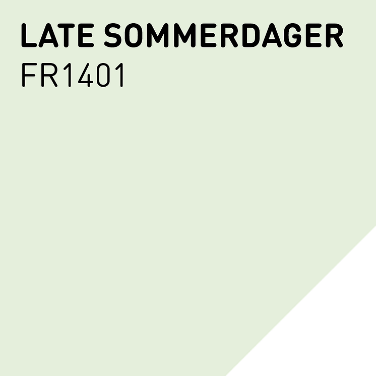 FR1401 LATE SOMMERDAGER