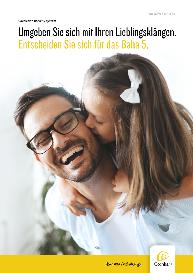 Cochlear™ Baha® 5 System (Knochenleitungsimplantatsystem)