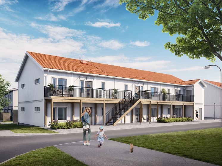 Brf Klangagården - 3D-bild av huset