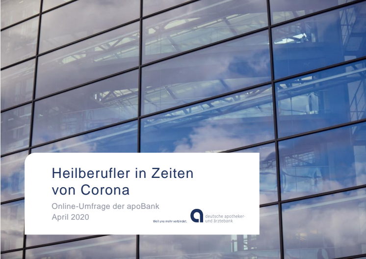 apoBank-Umfrage: Heilberufler in Zeiten von Corona