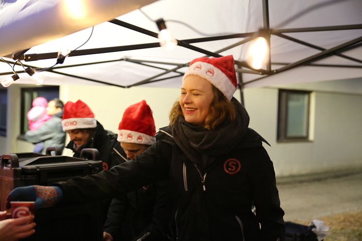 Julegrantenning på Kringsjå Studentby 