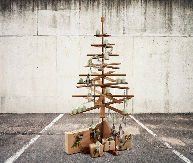 Habitree Weihnachtsbaum aus Kebony Holz