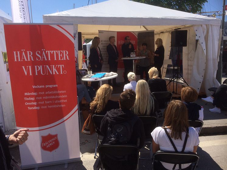 Almedalen monter