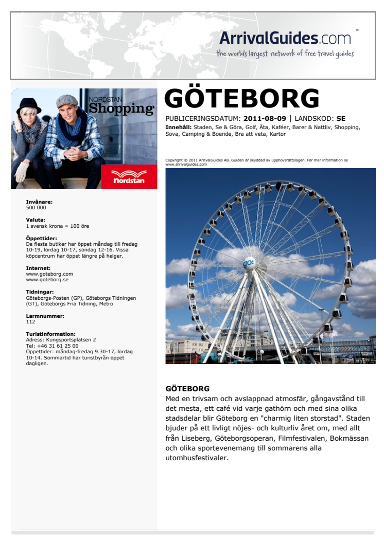 Reseguide Göteborg
