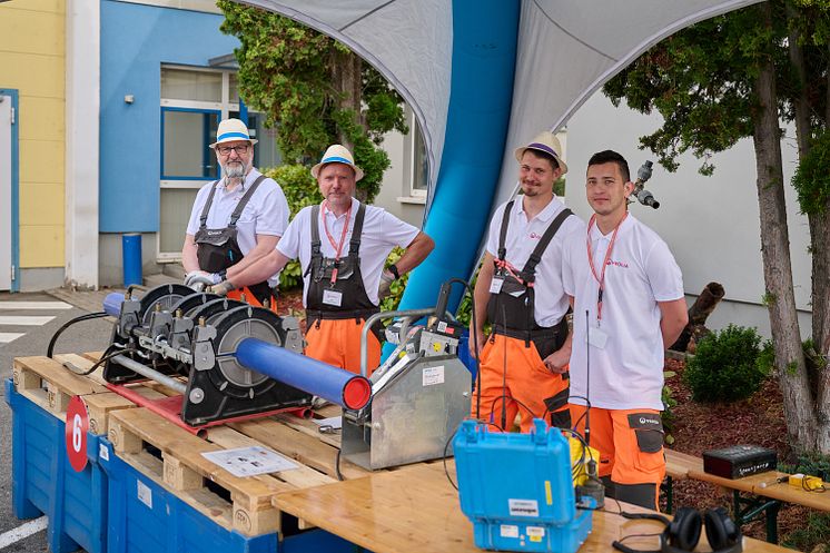 Veolia Weltumwelttag Döbeln_Wasserrohr-Schweißen_Thomas Malik