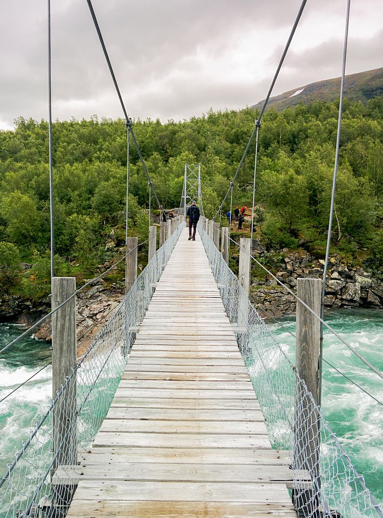 Hängbro över  Vuojatädno