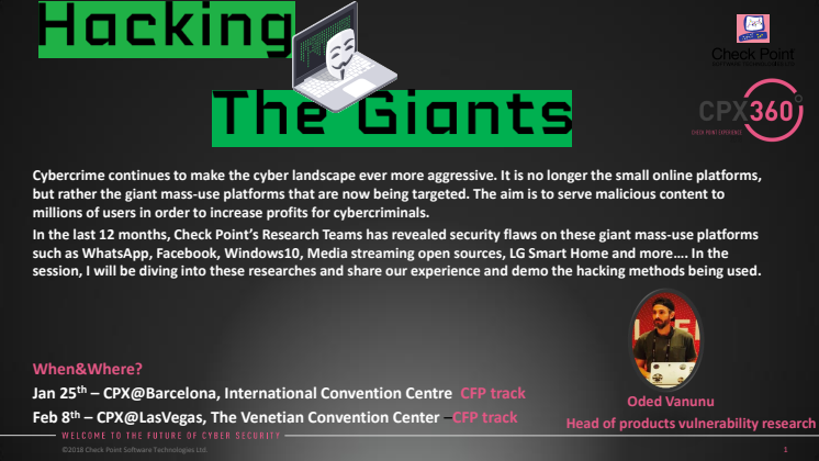 Cyber race: Hacking The Giants