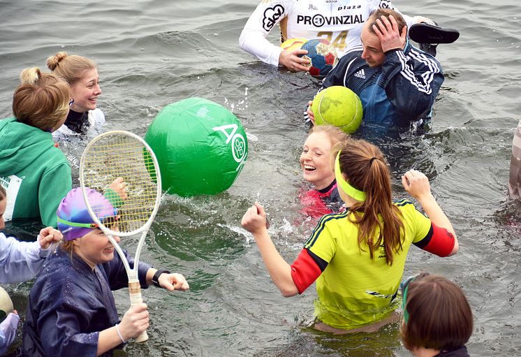 Anbaden in Kiel