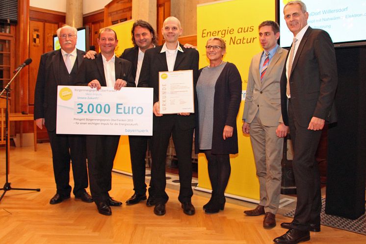 Bürgerenergiepreis Oberfranken 2015: BioEnergieDorf Willersdorf