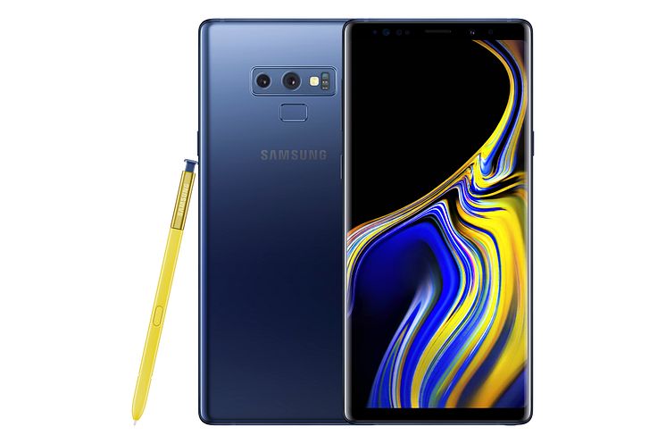 Samsung Galaxy Note9_front_back_pen_blue