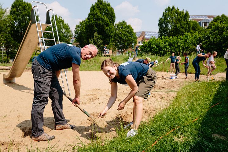  Renovierung des Generationenparks.