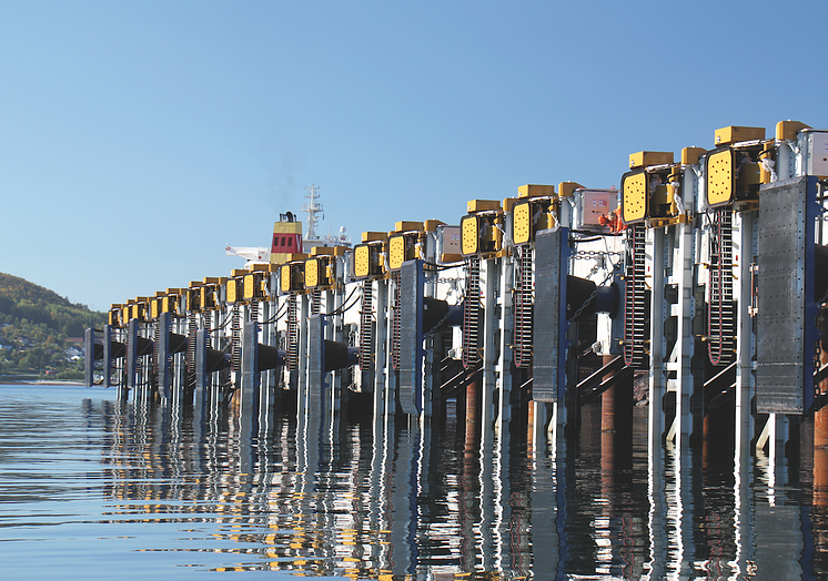 MoorMaster™ 200B units at an iron ore berth in northern Norway 