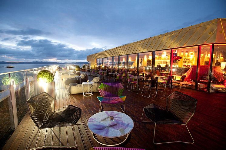 Clarion Hotel & Congress Trondheim - Skybar ute