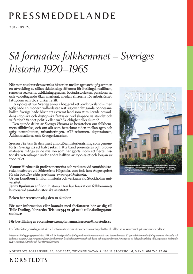 Så formades folkhemmet - Sveriges historia 1920–1965
