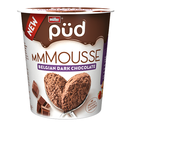 Müller Püd mmMousse Belgian dark chocolate 