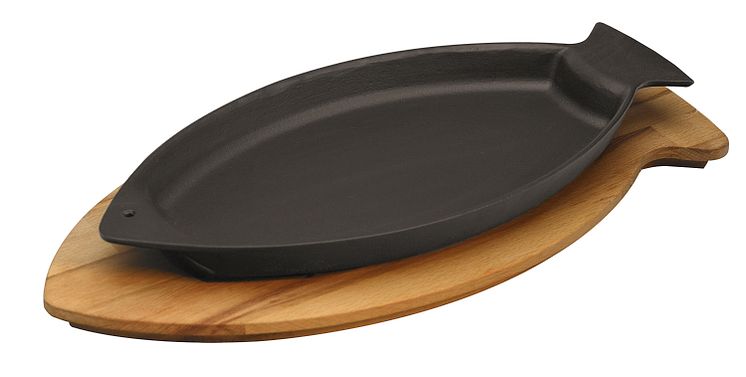 SBT_Taste your Life_Sea Food_Fis h_Plate_with stand_cast iron