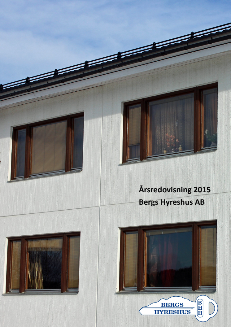 Årsredovisning Bergs Hyreshus år 2015