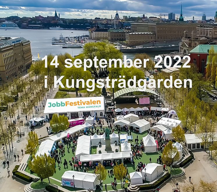 Jobbfestivalen i Kungsträdgården 14 sept 2022