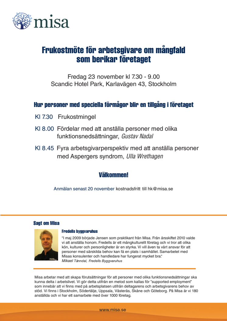 Frukost seminarium