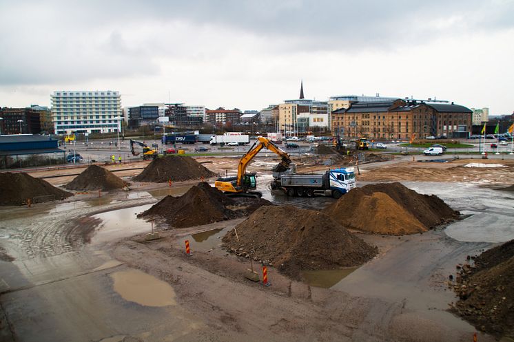 Oceanhamnen, vy mot söder 171215