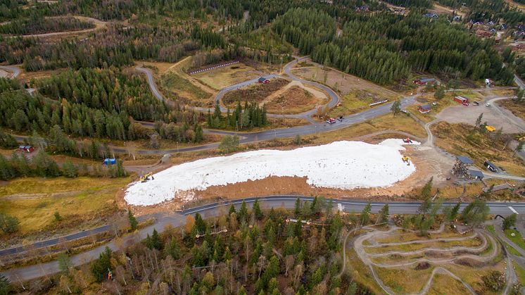 10.000 kubikkmeter mer snø