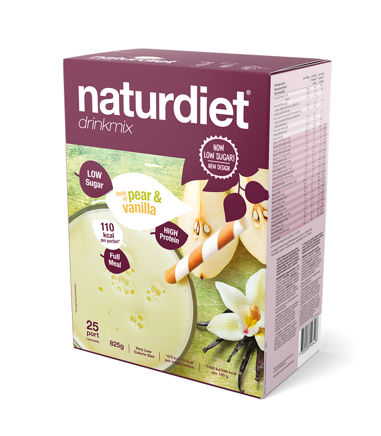 Naturdiet Drinkmix Päron & Vanilj