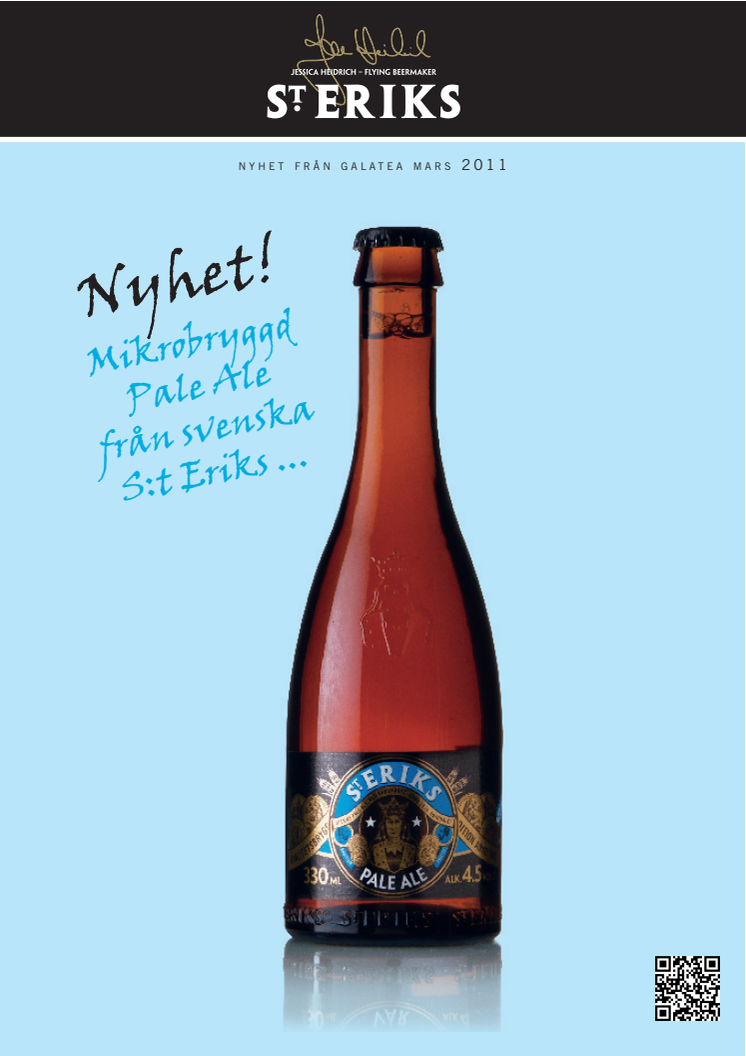 Svensk mikrobryggd Pale Ale från S:t Eriks