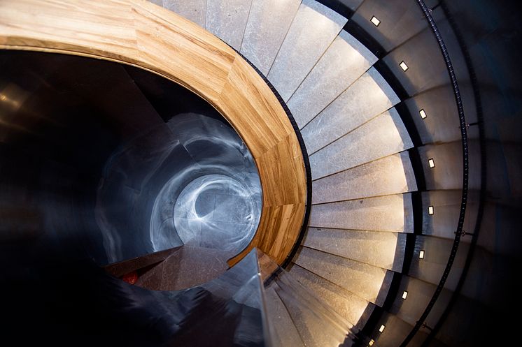 New staircase in the renovated Nationalmuseum.