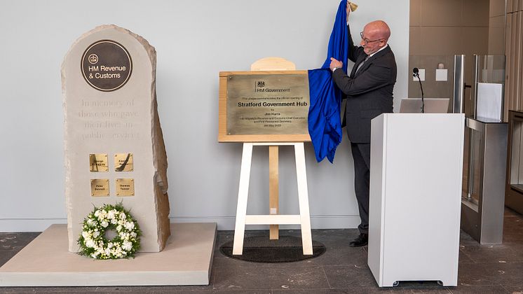 Stratford Regional Centre plaque unveiling