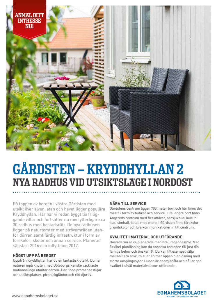 Gårdsten Kryddhyllan 2 - Bostadsrätter