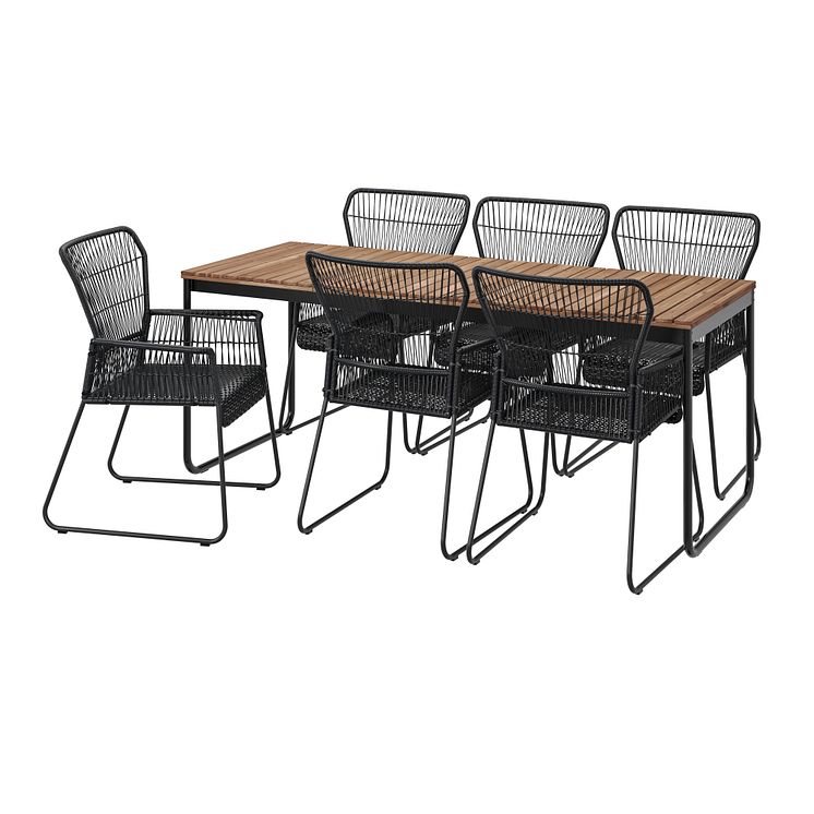 VÄSMAN _ TALLSKÄR Bord og 6 stole med armlæn 4990DKK.jpg