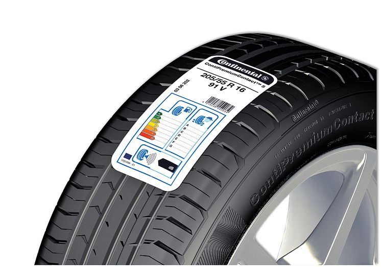 Uusiin Continentalin renkaisiin EU:n rengasmerkinnät tulevat näkyviin 2012 kesästä lähtien.