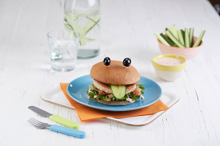 Grov fiskekakeburger