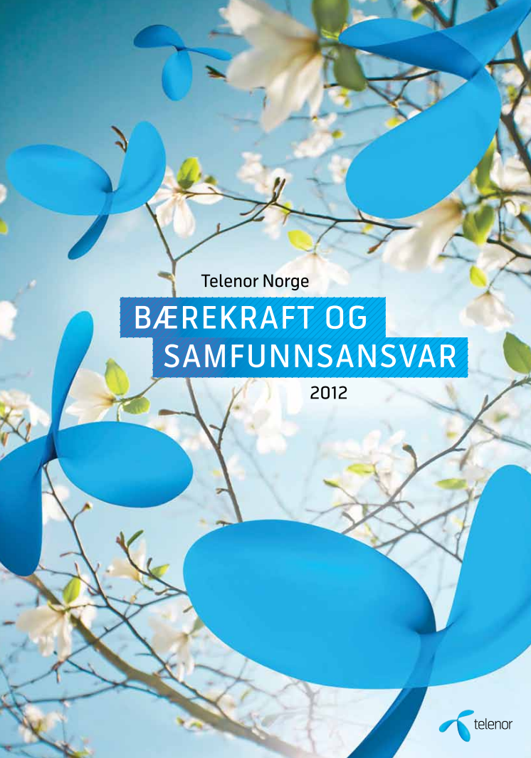 Telenor Norge - Bærekraft og samfunnsansvar 2012